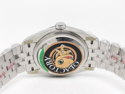 DJ 126234 36mm Jub Flt 904L SS/SS Grey/Rm JQF VR3235