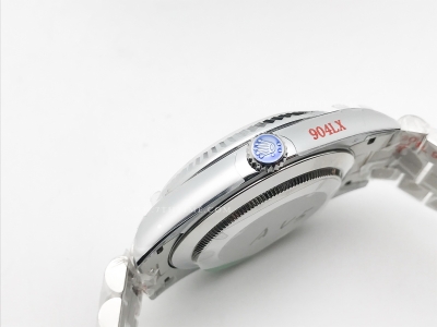 DayDate 40mm 904L Flt SS/SS Silv/Stk GMF A2836