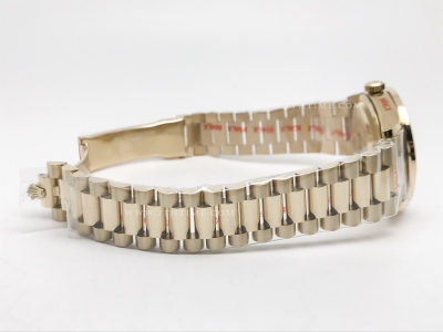 DayDate 128398TBR 36mm Wt 904L Dia YG/YG M-Wht/Dia GMF A2836