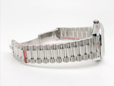 DayDate 40mm 904L Flt SS/SS S-Silv/Stk GMF A2836