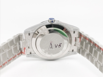 DayDate 40mm 904L Flt SS/SS S-Silv/Stk GMF A2836