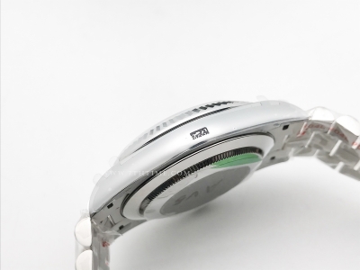 DayDate 40mm 904L Flt SS/SS S-Grey/Stk GMF A2836