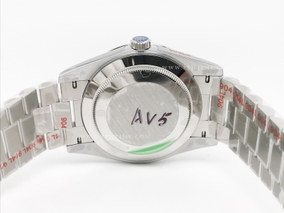 DayDate 40mm 904L Flt SS/SS Silv/Dia GMF A2836