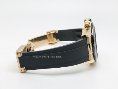 Daytona 116518 904L Wt YG/RU Gold/Stk SWF SH4130