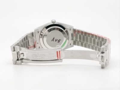 DayDate 40mm 904L Flt SS/SS I-Blue/Rm/Stk GMF A2836