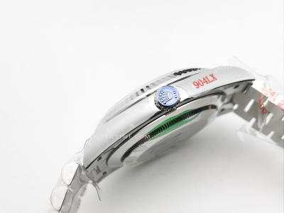 DayDate 40mm 904L Flt SS/SS G-Blue/Rm/Stk GMF A2836