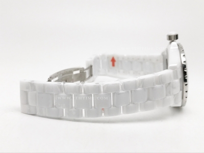 XHANEL J-12 38mm Wht CER/CER Wht/Graffiti HTF A2892