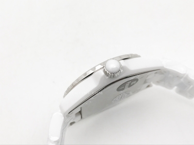 XHANEL J-12 38mm Wht CER/CER Wht/Dia HTF A2892