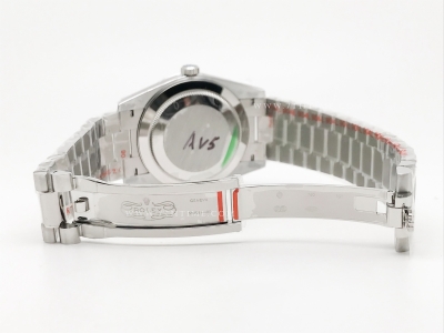 DayDate 40mm 904L Flt SS/SS I-Blue/Ara GMF A2836