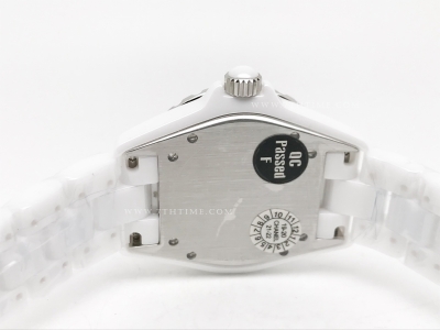 XHANEL J-12 38mm Wht CER/CER Wht/Blue Num HTF A2892