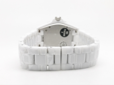 XHANEL J-12 38mm Wht CER/CER MOP/Dia HTF A2892