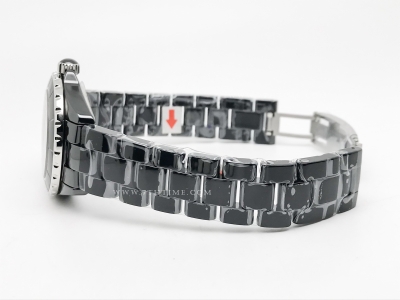 XHANEL J-12 38mm Blk CER/CER Blk/Num HTF A2892