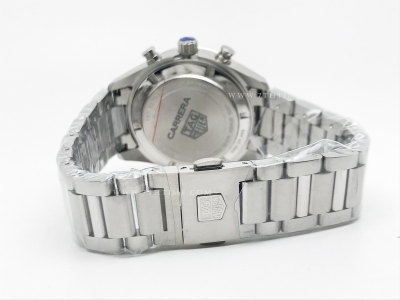 Carrera Chrono 42mm Blk SS/SS Blk/Blk A8F VK63A