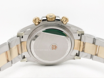 Daytona 126503 YG/SS Wht/Stk EWE A4131