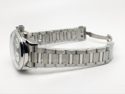 Carrera Chrono 42mm SS/SS Blue/Wht A8F VK63A