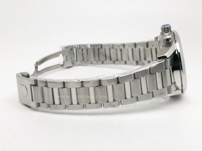 Carrera Chrono 42mm SS/SS Blue/Wht A8F VK63A