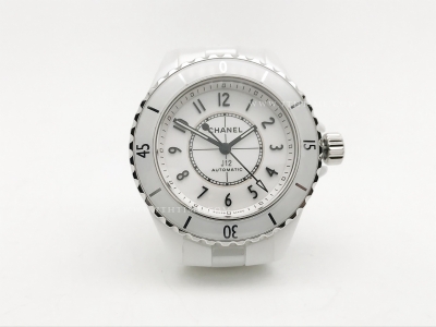 XHANEL J-12 33mm Wht CER/CER Wht/Num HTF A12.2