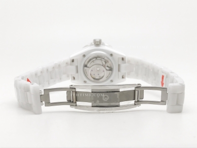 XHANEL J-12 33mm Wht CER/CER Wht/Num HTF A12.2