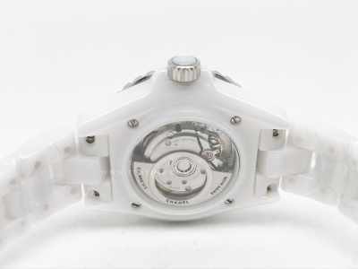 XHANEL J-12 33mm Wht CER/CER Wht/Num HTF A12.2