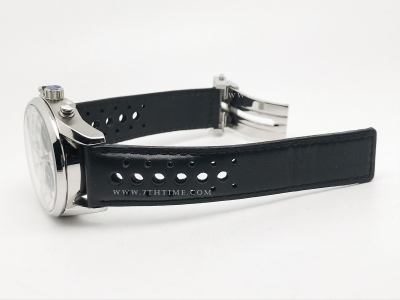 Carrera Chrono 42mm Wht SS/LE Wht/Blk A8F VK63A