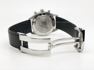 Carrera Chrono 42mm Wht SS/LE Blk/Blk A8F VK63A