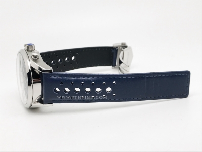 Carrera Chrono 42mm Wht SS/LE Blue/Blue A8F VK63A