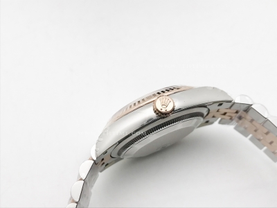 DJ 126231 36mm Jub Flt 904L RG/SS M-Palm/Stk VSF VS3235