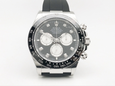 Daytona 126519LN SS/RU Blk/Silv/Dia EWE A4131