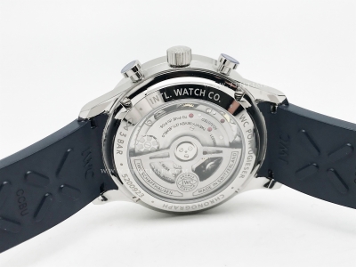 Portuguese Chrono IW3716 SS/RU Wht/Blu/Num Z+F A69355