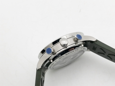 Portuguese Chrono IW3716 Grn SS/RU Wht/Num Z+F A69355