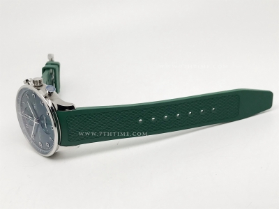 Portuguese Chrono IW3716 Grn SS/RU Grn/Num Z+F A69355