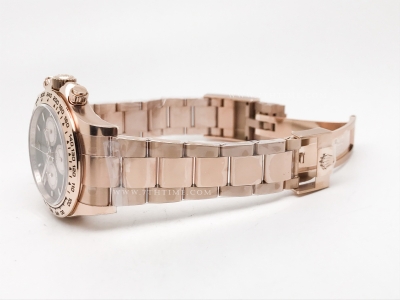 Daytona 126505 RG/RG Blk/Gold/Stk EWE A4131