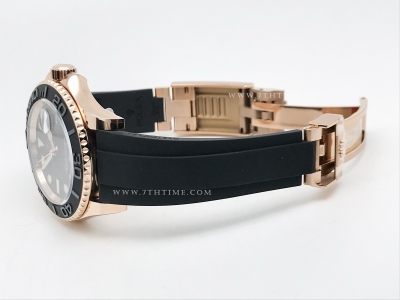 YachtMaster 126655 40mm Wt RG/RU Blk ARF VR3235