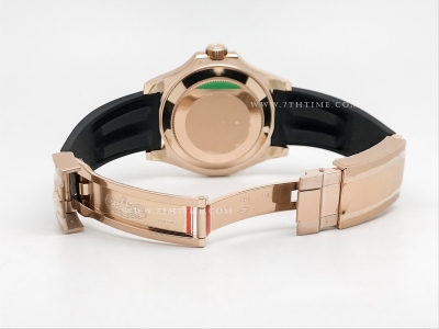 YachtMaster 126655 40mm Wt RG/RU Blk ARF VR3235