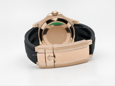 YachtMaster 126655 40mm Wt RG/RU Blk ARF VR3235