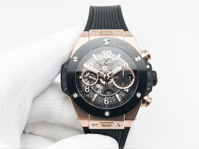 Big Bang Unico 42mm Cer RG/RU Blk Ske BBF A1280