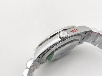 DayDate 40mm 904L B.Dia SS/SS Blk/B.Dia GMF A2836