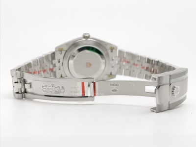 DJ2 126334 41mm Jub Flt 904L SS/SS Silv/Stk EWE A3235