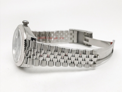 DJ2 41mm Jub Flt 904L SS/SS Gry/Stk EWE A3235