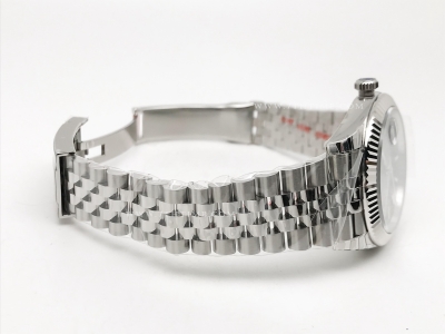 DJ2 41mm Jub Flt 904L SS/SS Gry/Stk EWE A3235