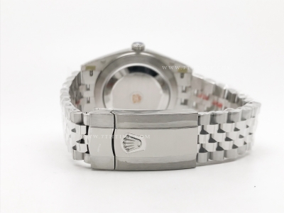 DJ2 41mm Jub Flt 904L SS/SS Gry/Stk EWE A3235