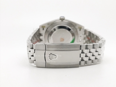 DJ2 41mm 126334 Jub Flt 904L SS/SS HC-Blue/Stk EWE A3235