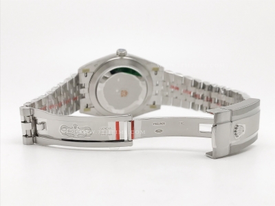 DJ2 41mm 126334 Jub Flt 904L SS/SS Grey/Dia EWE A3235