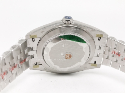 DJ2 41mm 126334 Jub Flt 904L SS/SS Grey/Dia EWE A3235