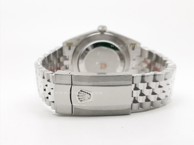 DJ2 41mm 126334 Jub Flt 904L SS/SS Grey/Dia EWE A3235