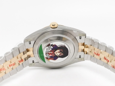 DJ2 41mm Jub Flt 904L YG/SS Blk/Stk Clean VR3235