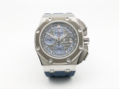 AP ROO Chrono Schumacher SS/RU Grey/Blue/Stk APF A3126