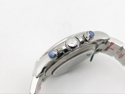 Daytona 126500LN CER SS/SS Wht/Stk FF A7750 Mod