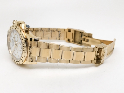 Daytona 126508 YG/YG Wht/Stk FF A7750 Mod