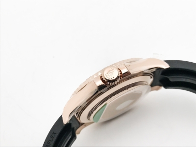 YachtMaster 126655 40mm RG/RU Blk JVS VR3235